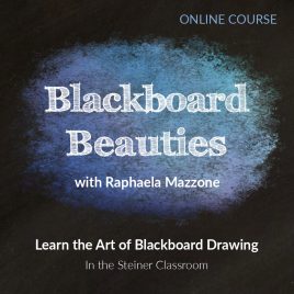 Online course in Blackboard Drawing class for Steiner waldorf teaching at Sydney Rudolf Steiner College