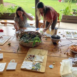 Silk Dyeing with natural materials