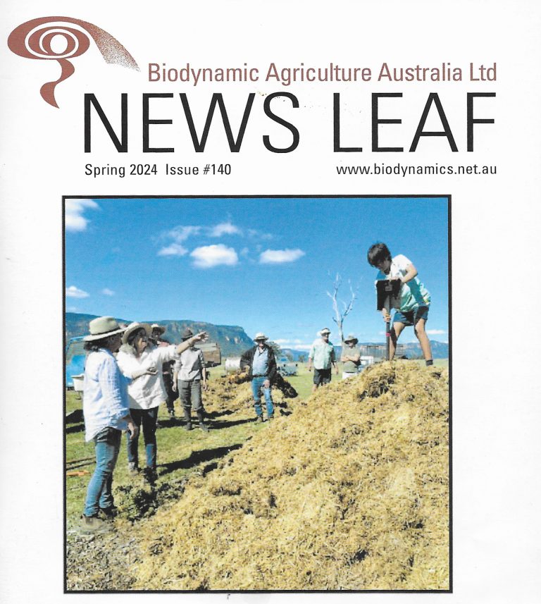 As seen in News Leaf: Biodynamic composting and fertilising