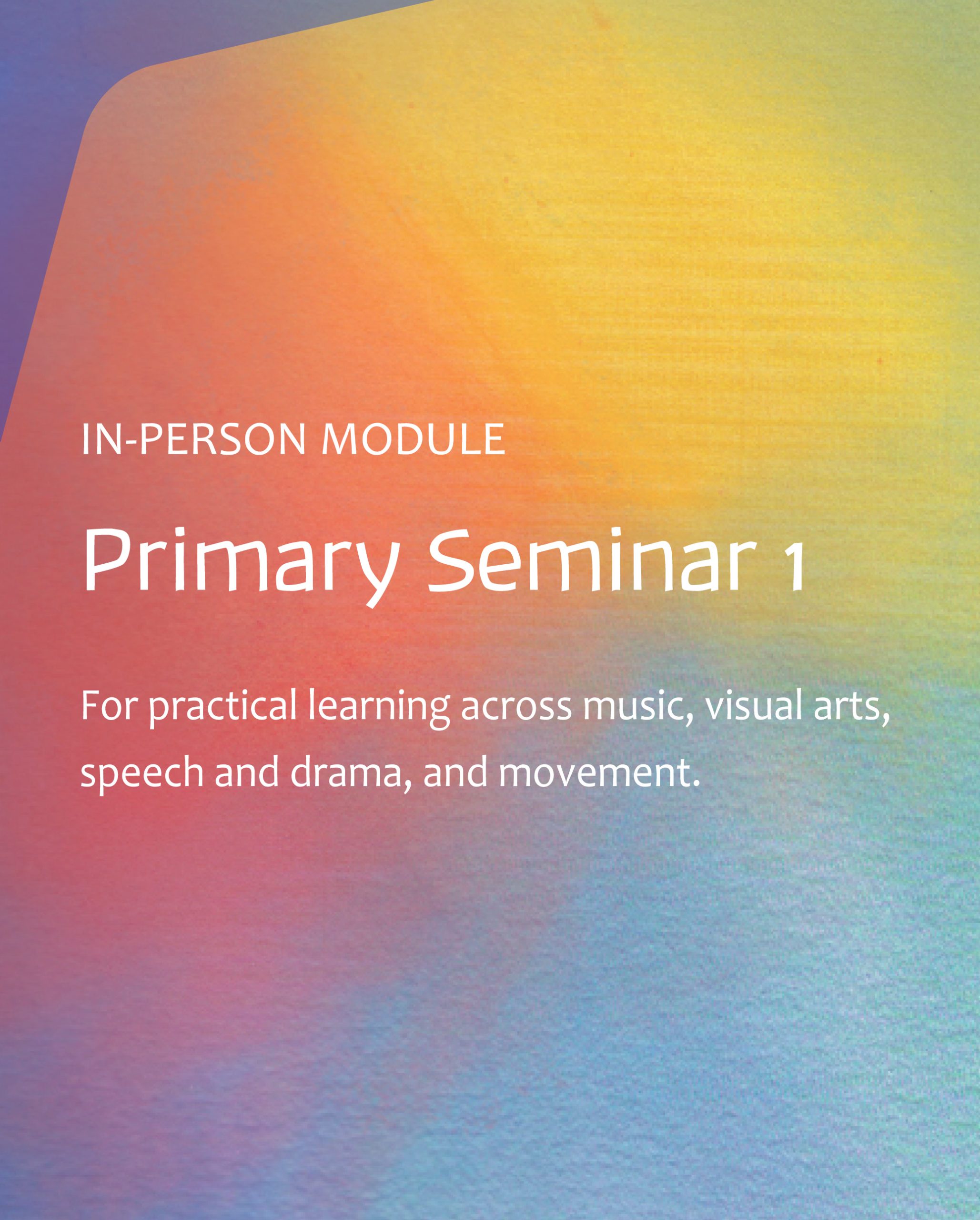 Steiner education training in person seminar fr primary teaching