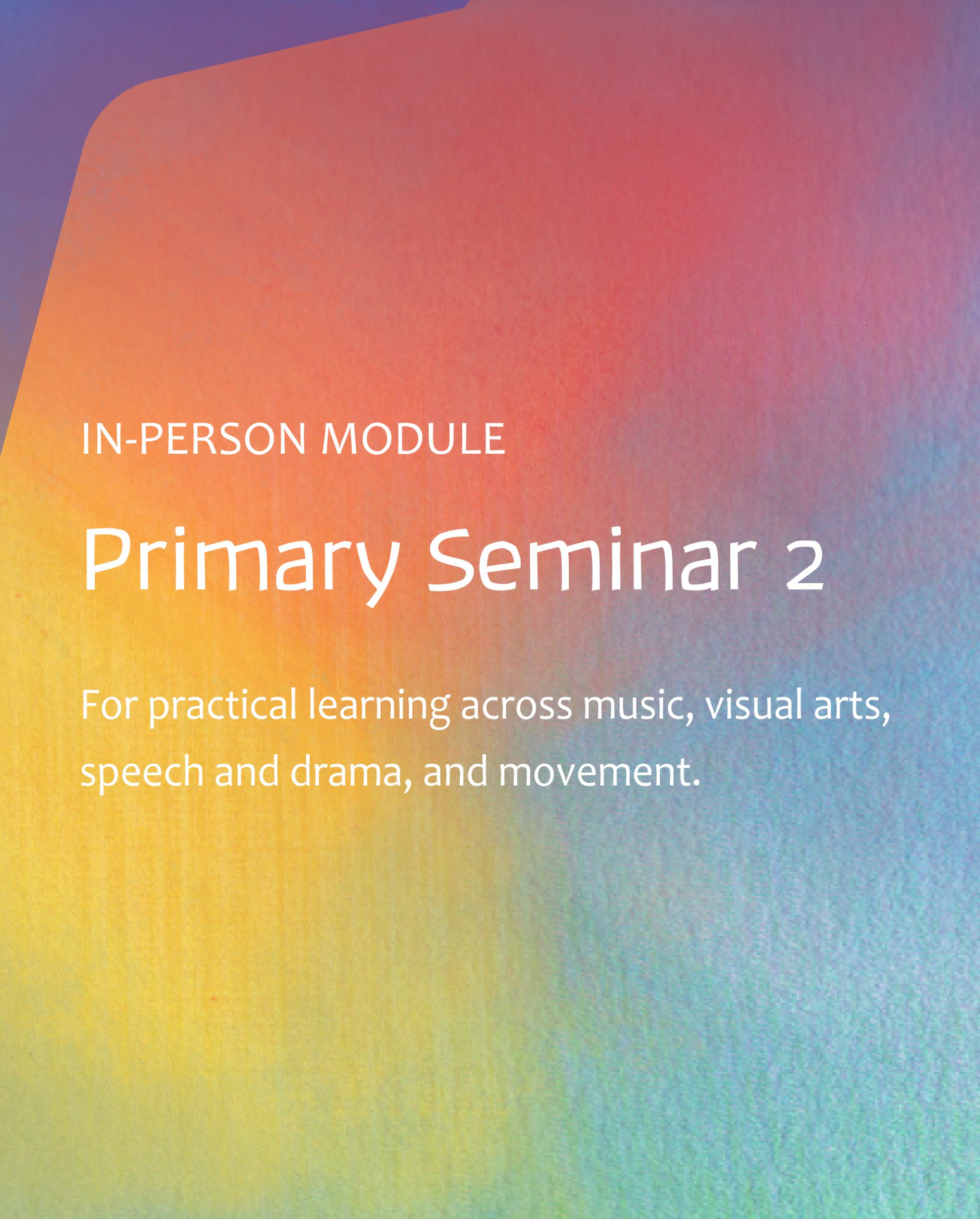 Steiner education training in person seminar fr primary teaching